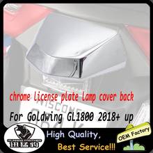 Rear license plate lamp cover decoration chrome fittings for Honda Goldwing GL1800 GL 1800 F6B GL1800 2018 2019 2020 2024 - buy cheap