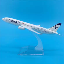 16 см 1:400 масштаб Iran Air Airbus A330 Airlines металлическая литая модель самолета Airways модель самолета Детские подарки коллекционная 2024 - купить недорого