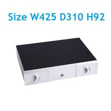 W425 D310 H92 Preamplifier DIY Chassis Power Amplifier Supply Case Silver Panel DAC Shell Enclosure Anodized Aluminum Decoder 2024 - buy cheap