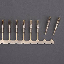 50Pcs/Set Tube Socket Pins 1.0mm Tinned Brass Gold-plated IN-12 IN-18 IN-8 QS30-1 Durable Fluorescent Tube Socket Pins 2024 - buy cheap