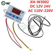 XH-W3002 W3002 W3001 DC 12V 24V AC 110V-220V светодиодный цифровой терморегулятор Термостат Регулятор температуры Измеритель нагрева охлаждения 2024 - купить недорого