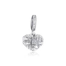 Charms fits for Bracelets Necklaces Home Sweet Heart Beads 100% 925 Sterling-Silver-Jewelry Free Shipping 2024 - buy cheap