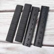 4pcs/pack 6.25" RIS Soft Rubber Cover Rail Texture Rail Panel Picatinny Low Profile Non-slip Surface for KeyMod Handguard Rail 2024 - buy cheap