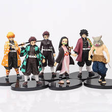 Demon Slayer-figuras de acción de PVC, Tanjirou, Nezuko, Kimetsu no Yaiba, modelos de Juguetes 2024 - compra barato