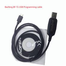 USB-кабель для программирования BAOFENG аксессуары BAOFENG Mini Walkie Talkie BF-T1, с CD-прошивкой, BF-9100 2024 - купить недорого
