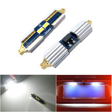 2x led c5w lâmpada 31mm 36mm 39mm 42mm auto cúpula lâmpada da placa de licença interior do carro lâmpada para seat cupra ibiza 6l leon 5f 2024 - compre barato