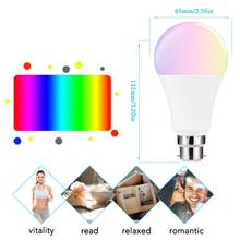 WiFi Smart LED Light Bulbs B22 14W Ball Bulb RGB Warm Cold White Color Changing Dimmable Remote Control by Alexa and Google Home 2024 - buy cheap