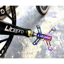 Litepro Quick Release Bicycle Pedals for Brompton Folding Bike Pedals Bearings Lightweight Pedals 2024 - buy cheap