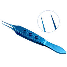 Titanium Straight toothed forceps teeth ophthalmic tweezers with teeth eye instrument 2024 - buy cheap