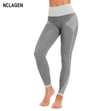 NCLAGEN-pantalones de Yoga para gimnasio, mallas sin costuras de cintura alta a prueba de sentadillas, deportivas para Fitness, de secado rápido, levantamiento de glúteos, mallas para correr 2024 - compra barato