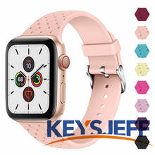 Ремешок силиконовый для Apple Watch Series 5/4/3/2/1 81008, 38/40/42/44 мм 2024 - купить недорого