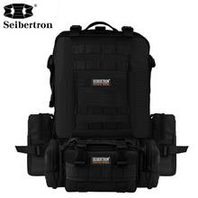 Seibertron 50L Molle Высокая емкость Водонепроницаемый Mochila Militar Тактический штурмовой военный рюкзак для кемпинга охотничья сумка 2024 - купить недорого