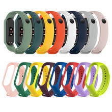 Smart Bracelet For Xiaomi Mi Band 5 Sport Watchband Colorful Replacment Watch Silicone Wrist Strap For MiBand 5 2024 - buy cheap