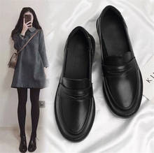 Туфли Мэри Джейн для девочек, униформа японской школы Jk, туфли в стиле Лолиты, готическая обувь из искусственной кожи для колледжа D646 2024 - купить недорого