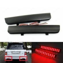 Carro fumado pára-choques refletor led para land rover range rover l322 lr2 cauda freio parar luz 2024 - compre barato