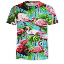 Новинка лета 2021, стильная 3DT рубашка, Мужская футболка с коротким рукавом и интересным красочным узором, Мужская свободная уличная одежда с круглым вырезом 2024 - купить недорого