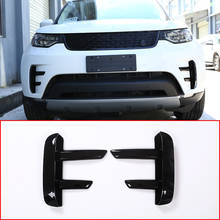 Car-Styling Piano Black Front Fog Lamp Trim Decoration Cover for Land Rover Discovery 5 LR5 2017-2020 L462 Auto Accessories 2Pcs 2024 - buy cheap