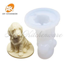 Molde de silicone animal cachorro, ferramenta de confeitaria para decoração de bolo 2024 - compre barato