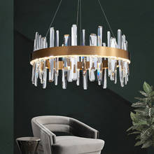 Light luxury crystal chandelier post modern living room dining room bedroom atmosphere simple creative lamps 2024 - buy cheap