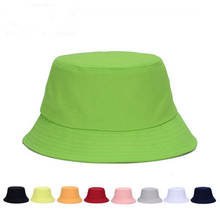 Korean Jelly Color Cotton Fisherman Hat Street DIY Portable Basin Hat Trendy Sun Hat Bucket Wild Tide Hat 2024 - buy cheap