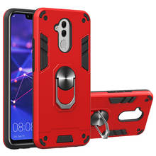 Armor Ring phone Case For Huawei Honor Mate 8A 20 Nova 2 6 6SE V30 5T 5TS 20S 8S 3E 4E 7C P20 P30 9X Pro Lite Play 2019 Cover 2024 - купить недорого
