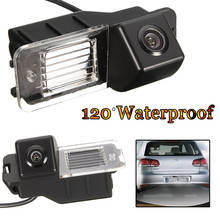 Автомобильная камера заднего вида CCD HD, водонепроницаемая, для автомобилей Volkswagen Golf MK6 MK7 GTI Polo V (6R) 2024 - купить недорого