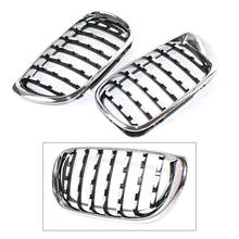 Diamond Style Car Front Grille Mesh Grill For BMW 3 Series E46 4 Door 2002 2003 2004 2005 Chrome ABS Plastic 2024 - buy cheap