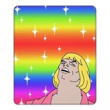 He-Man Gay Pride Vintage Mouse Pad He Man Masters Of Universe with Locking Edge Soft Mat Rubber Gamer Computer Laptop Pad 2024 - buy cheap