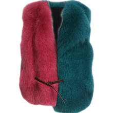 ladies fur gilet women real fur gilet natural fur vest 2024 - buy cheap