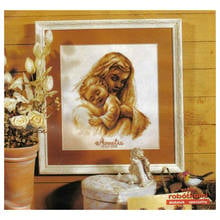 Top Quality Lovely Hot Sell Counted Cross Stitch Kit Birth Mother And Baby Child Infant New Born Love 2024 - buy cheap