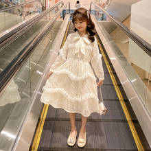 Vestido de princesa infantil feminino, vestido de outono para adolescentes com manga comprida, vestido de festa elegante para crianças de 4 6 8 10 12 14 16, 2020 2024 - compre barato