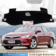 Dashboard Cover Protective Pad for Toyota Camry XV50 2012~2017 Car Accessories Dash Board Sunshade Carpet XV 50 2014 2015 2016 2024 - buy cheap