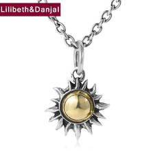 Colgante de plata de ley 925 con forma de Sol para hombre y Mujer, collar de diseño creativo, joyería de moda, P09, 2021 2024 - compra barato