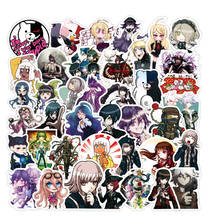 50pcs/set Danganronpa Stickers Monokuma Waterproof Cartoon Sticker Anime Danganronpa Laptop Computer Letter Stationery Stickers 2024 - buy cheap