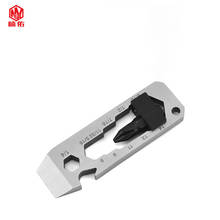 1PC Stainless Steel EDC Multitool Wrench Screwdriver Opener Gadgets Outdoor Camping Equipment Portable Keychain Tool Pendant 2024 - buy cheap