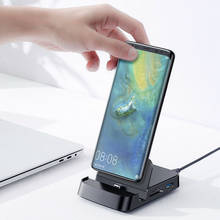 Новая Док-станция Type C-HDMI, зарядная док-станция SD TF, удлинитель для MacBook, Samsung 2024 - купить недорого