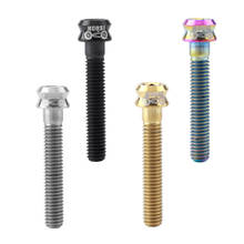 M6 X 35mm Bicycle MTB Bike Column Headset Stem Top Cap Titanium Bolt Screw 2024 - buy cheap