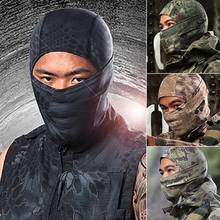 9 Colors Camouflage Tight Hunting Outdoor Military Motorcycle Ski Cycling Full Face Mask Multicam CP 2024 - buy cheap