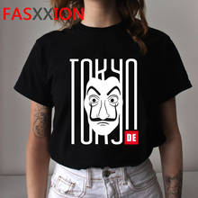 Забавная футболка La Casa De Papel, женская футболка с графическим рисунком «Heist House of Paper», футболка Bella Ciao, футболка в стиле хип-хоп, женская футболка 2024 - купить недорого