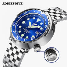 Reloj de buceo hecho con lata de atún para hombre NH35 1975 M, mecánico, reloj de buceo, cristal de zafiro, automático, 300 2024 - compra barato