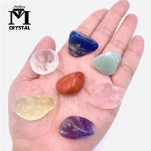 7PCS Natural crystal and Quartz Stone Gemstone Chakra Tumbled  Rock Mineral specimen Healing Reiki home decor Yoga 2024 - buy cheap