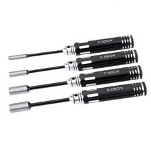 HHO-RC Model Tool 4PCS Hex Screw Drivers Hex Nut Socket Wrench Sleeve Wheel Spanner 4.0/5.5/7.0/8.0mm for Daily Making Manual an 2024 - buy cheap