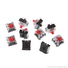 10Pcs 3 Pin Mechanical Keyboard Switch RED for cherry MX Keyboard Tester Kit   M02 21 Dropshipping 2024 - buy cheap