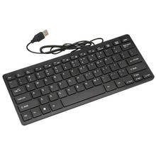 Wire Keyboard Ultra-Thin Quiet Small Size 78 Keys Mini Multimedia Usb Keyboard For Laptop Pc 2024 - buy cheap