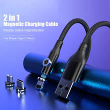 Magnetic Cable Micro USB Type C Charging Cable charger For Samsung iPhone 7 8 Fast Magnet Charger cable USB C Cord Wires Adapter 2024 - buy cheap