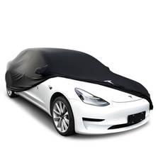 Car Cover for Tesla Model S Sun Anti Dust Rain Resistant Windproof High-resilience Protective Elastic Cotton Anti-dirt Models 2024 - buy cheap