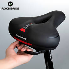Амортизирующее амортизирующее седло ROCKBROS, мягкое седло из искусственной кожи для горного велосипеда, дорожного и горного велосипеда, Аксессуары для велосипеда 2024 - купить недорого