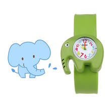 Reloj de pulsera de cuarzo para niños, cronógrafo con correa de silicona, bonito estilo de dibujos animados, regalo de cumpleaños, 1 unidad, NIN668 2024 - compra barato