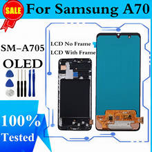 Pantalla LCD para Samsung A70, montaje de digitalizador con pantalla táctil para Samsung A70, A705, SM-A705F, repuesto de pantalla 2024 - compra barato