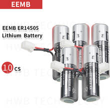 10 unids/lote nuevo EEMB ER14505 AA 3,6 V 2400mAh de la batería de litio baterías con enchufe envío gratis 2024 - compra barato